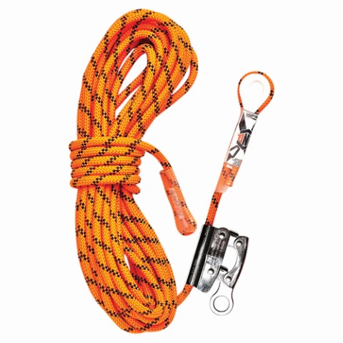 LINQ ROPE KERNMANTLE THIMBLE EYE C/W ROPE GRAB 20M